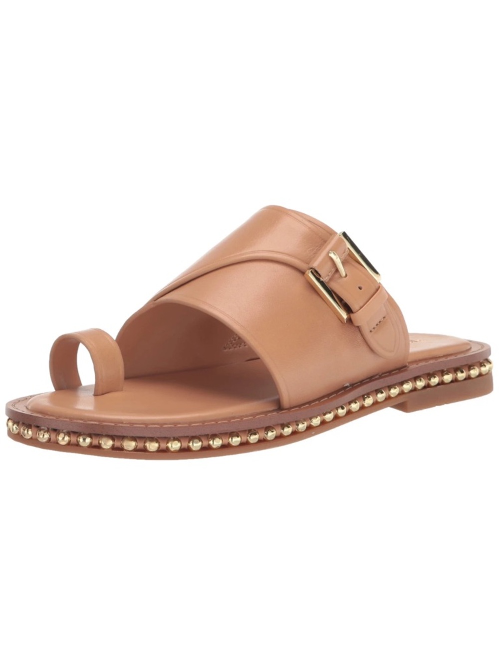 Vince Camuto Cooliann Sandstone Leather Toe Ring Sandal Women’s 9